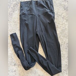 Vitality Cloud II Maternity Black High-Waist Leggings